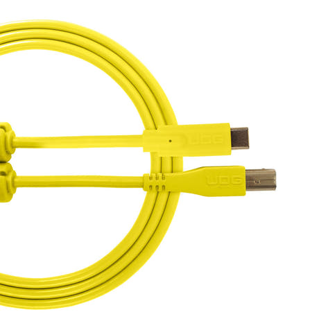 UDG Ultimate Audio Cable USB 2.0 C-B Gul Straight 1,5m