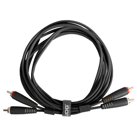 UDG Ultimate Audio Cable Set RCA - RCA Sort Straight 3m