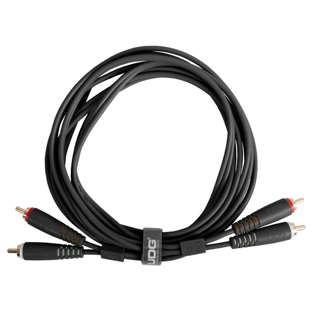 UDG Ultimate Audio Cable Set RCA - RCA Sort Straight 1,5m