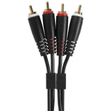 UDG Ultimate Audio Cable Set RCA - RCA Sort Straight 1,5m