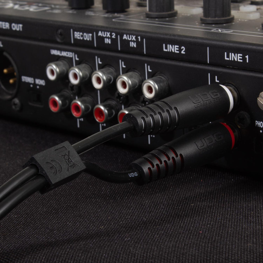UDG Ultimate Audio Cable Set RCA - RCA Sort Straight 3m