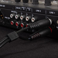 UDG Ultimate Audio Cable Set RCA - RCA Sort Straight 1,5m