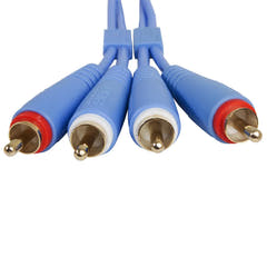 UDG Ultimate Audio Cable Set RCA - RCA Blå Straight 1,5m