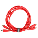UDG Ultimate Audio Cable Set RCA - RCA Rød Straight 3m