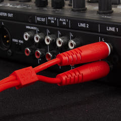UDG Ultimate Audio Cable Set RCA - RCA Rød Straight 3m