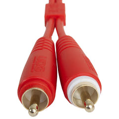 UDG Ultimate Audio Cable Set RCA - RCA Rød Straight 3m