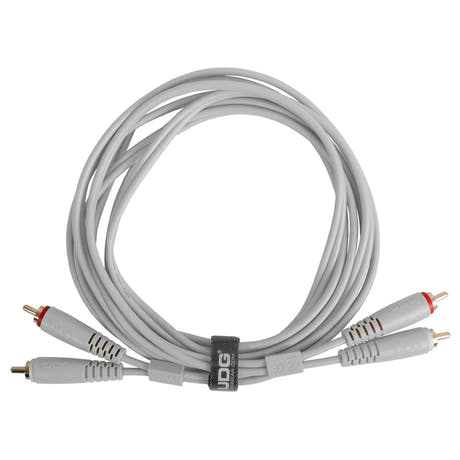UDG Ultimate Audio Cable Set RCA - RCA Hvid Straight 3m