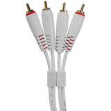 UDG Ultimate Audio Cable Set RCA - RCA Hvid Straight 3m