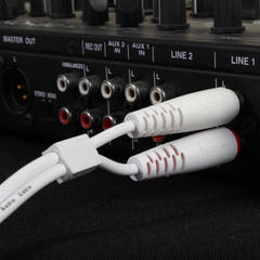 UDG Ultimate Audio Cable Set RCA - RCA Hvid Straight 3m