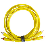 UDG Ultimate Audio Cable Set RCA - RCA Gul Straight 3m