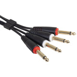UDG Ultimate Audio Cable Set 1/4'' Jack-1/4'' Jack Sort Straight 3m