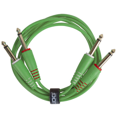 UDG Ultimate Audio Cable Set 1/4'' Jack-1/4'' Jack Grøn Straight 3m