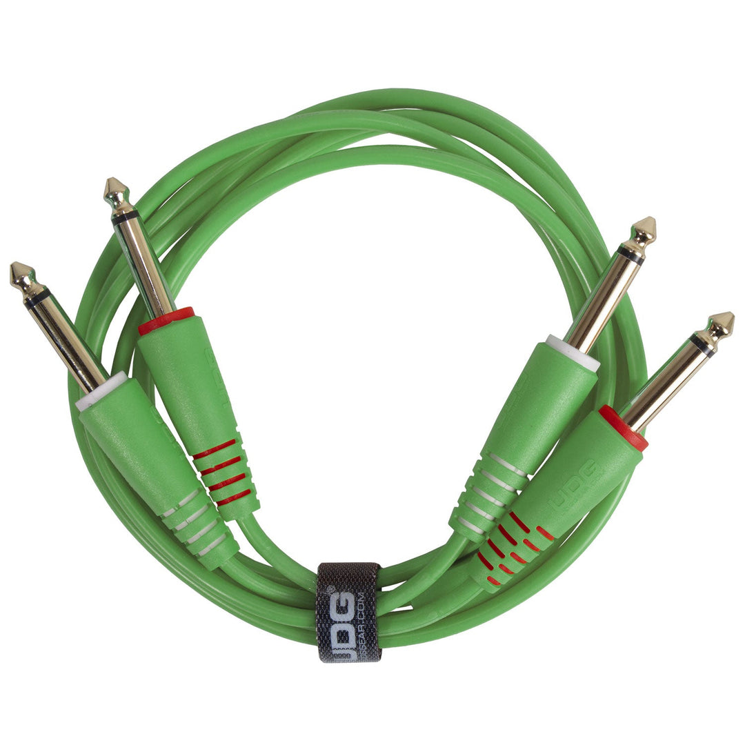 UDG Ultimate Audio Cable Set 1/4'' Jack-1/4'' Jack Grøn Straight 3m
