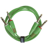 UDG Ultimate Audio Cable Set 1/4'' Jack-1/4'' Jack Grøn Straight 1,5m