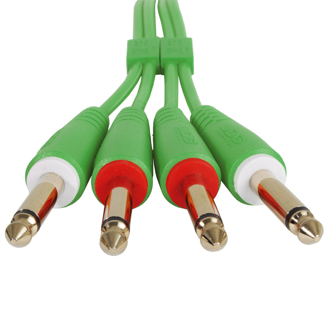UDG Ultimate Audio Cable Set 1/4'' Jack-1/4'' Jack Grøn Straight 3m