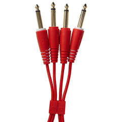 UDG Ultimate Audio Cable Set 1/4'' Jack-1/4'' Jack Rød Straight 1,5m