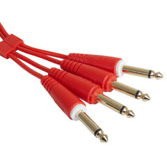 UDG Ultimate Audio Cable Set 1/4'' Jack-1/4'' Jack Rød Straight 1,5m