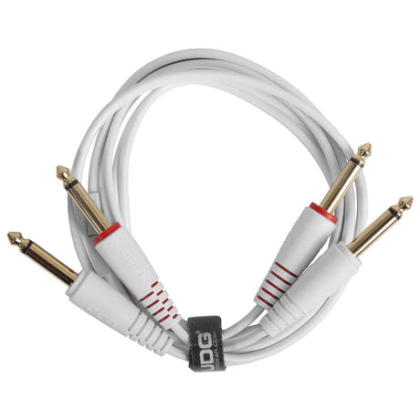 UDG Ultimate Audio Cable Set 1/4'' Jack-1/4'' Jack Hvid Straight 1,5m
