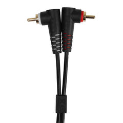 UDG Ultimate Audio Cable Set RCA Straight-RCA Angled Sort 3m