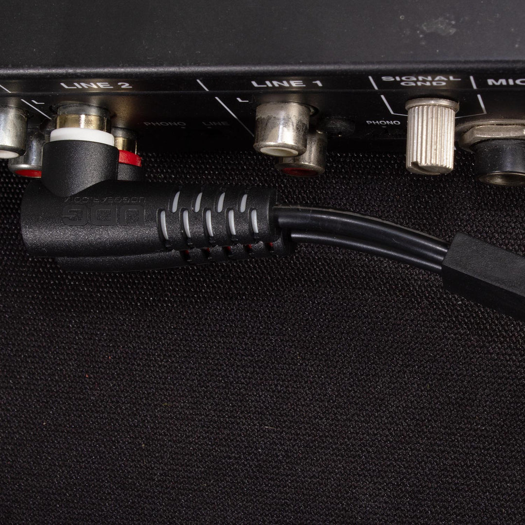 UDG Ultimate Audio Cable Set RCA Straight-RCA Angled Sort 3m