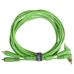 UDG Ultimate Audio Cable Set RCA Straight-RCA Angled Grøn 3m