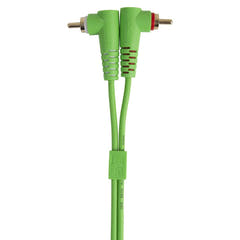 UDG Ultimate Audio Cable Set RCA Straight-RCA Angled Grøn 3m