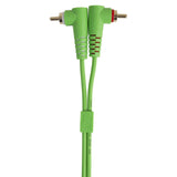 UDG Ultimate Audio Cable Set RCA Straight-RCA Angled Grøn 3m
