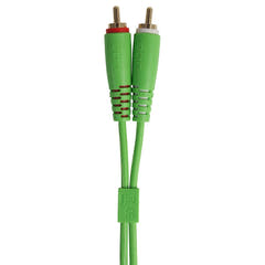 UDG Ultimate Audio Cable Set RCA Straight-RCA Angled Grøn 3m