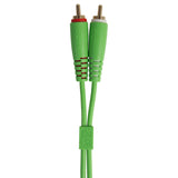 UDG Ultimate Audio Cable Set RCA Straight-RCA Angled Grøn 3m