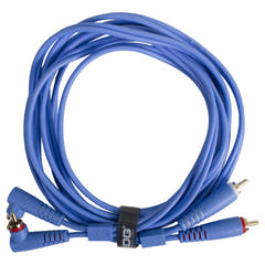 UDG Ultimate Audio Cable Set RCA Straight-RCA Angled Blå 3m
