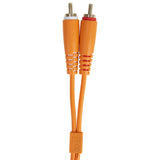 UDG Ultimate Audio Cable Set RCA Straight-RCA Angled Orange 3m