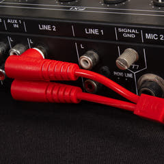 UDG Ultimate Audio Cable Set RCA Straight-RCA Angled Rød 3m