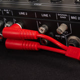 UDG Ultimate Audio Cable Set RCA Straight-RCA Angled Rød 3m