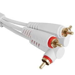 UDG Ultimate Audio Cable Set RCA Straight-RCA Angled Hvid 3m