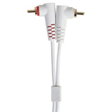 UDG Ultimate Audio Cable Set RCA Straight-RCA Angled Hvid 3m