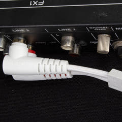 UDG Ultimate Audio Cable Set RCA Straight-RCA Angled Hvid 3m