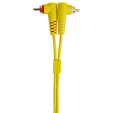 UDG Ultimate Audio Cable Set RCA Straight-RCA Angled Gul 3m