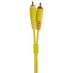 UDG Ultimate Audio Cable Set RCA Straight-RCA Angled Gul 3m