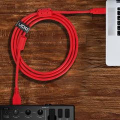 UDG Ultimate Cable USB 3.2 C-A Rød Straight 1,5m