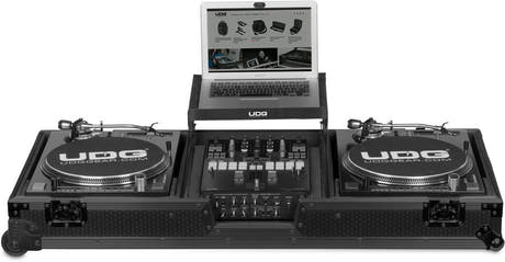 UDG Ultimate Flightcase Set Multi Format Turntable/Mixer Blk Plus