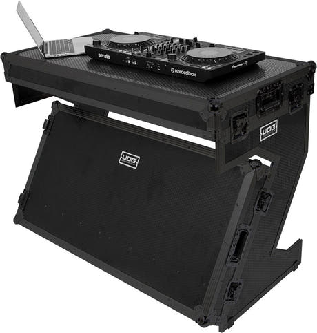 UDG Ultimate Flight Case Portable Z-Style DJ Table Sort Plus (Wheels)