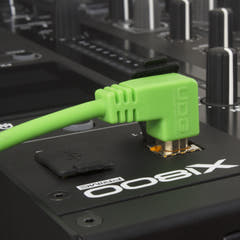 UDG Ultimate Audio Cable USB 2.0 A-B Grøn Angled 3m
