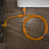 UDG Ultimate Audio Cable USB 2.0 A-B Orange Angled 1m
