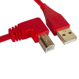 UDG Ultimate Audio Cable USB 2.0 A-B Rød Angled 3m