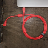 UDG Ultimate Audio Cable USB 2.0 A-B Rød Angled 2m