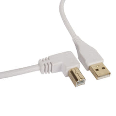 UDG Ultimate Audio Cable USB 2.0 A-B Hvid Angled 3m