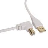 UDG Ultimate Audio Cable USB 2.0 A-B Hvid Angled 1m