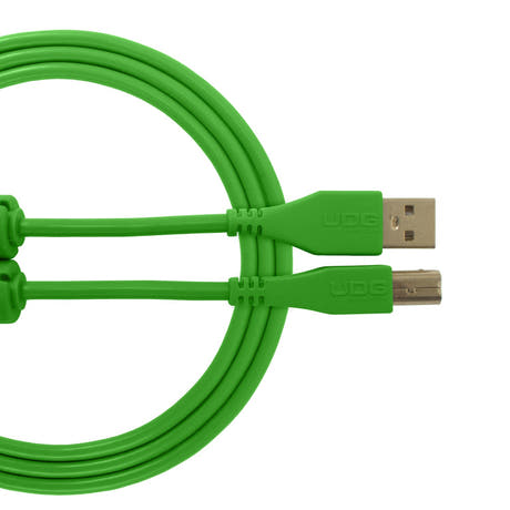 UDG Ultimate Audio Cable USB 2.0 A-B Grøn Straight 3m