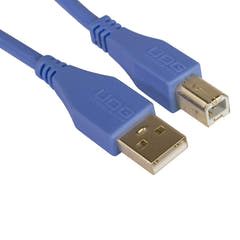 UDG Ultimate Audio Cable USB 2.0 A-B Blå Straight 1m