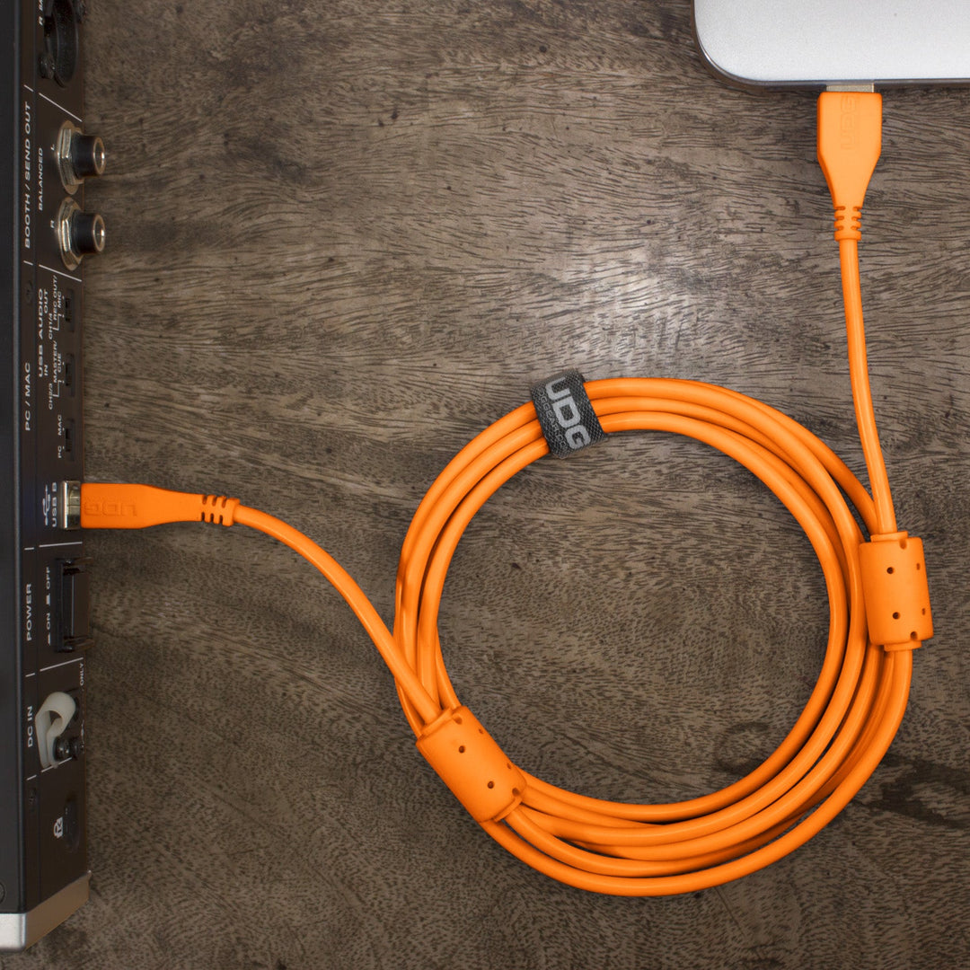 UDG Ultimate Audio Cable USB 2.0 A-B Orange Straight 3m